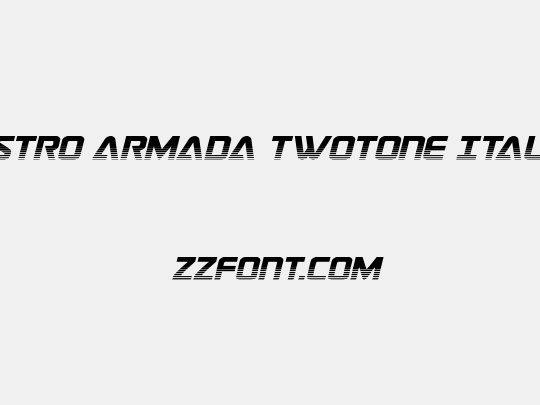 Astro Armada Twotone Italic