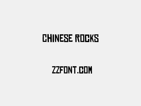 Chinese Rocks