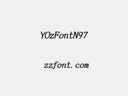 YOzFontN97