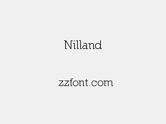 Nilland