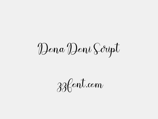 Dona Doni Script