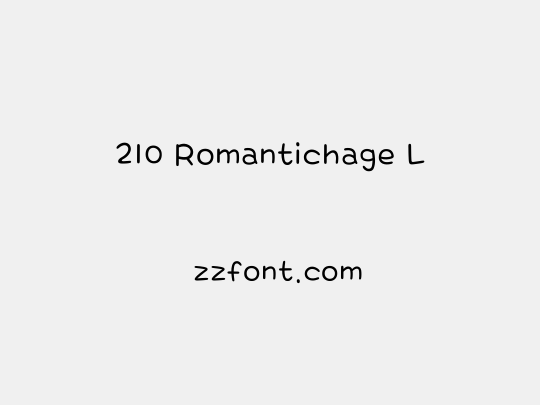 210 Romantichage L