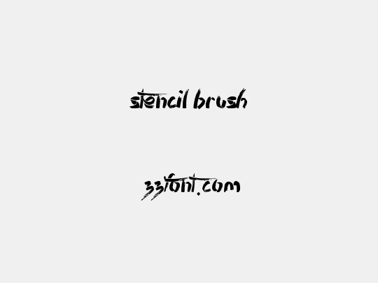 Stencil Brush