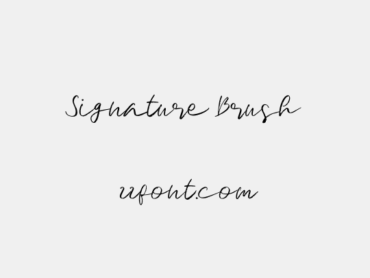 Signature Brush