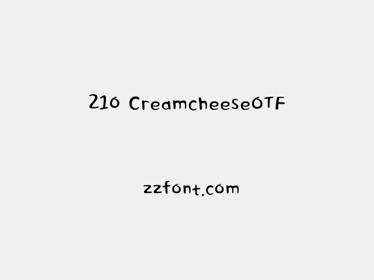 210 CreamcheeseOTF