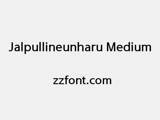 Jalpullineunharu Medium