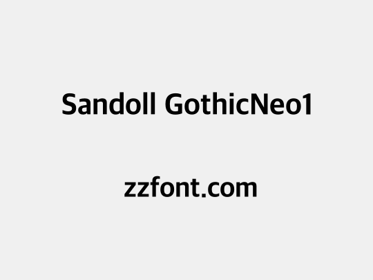 Sandoll GothicNeo1