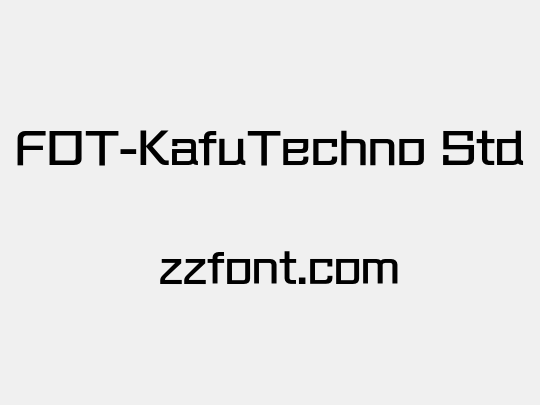 FOT-KafuTechno Std