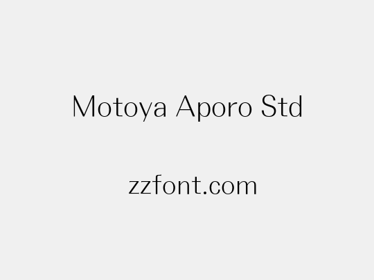 Motoya Aporo Std