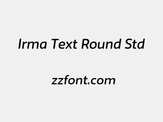 Irma Text Round Std