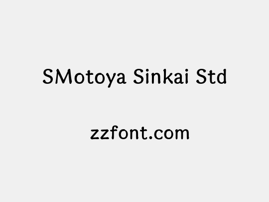 SMotoya Sinkai Std