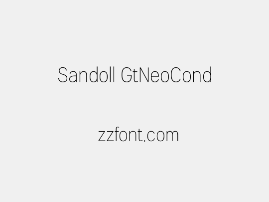 Sandoll GtNeoCond