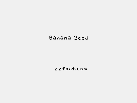 Banana Seed