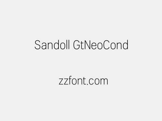 Sandoll GtNeoCond