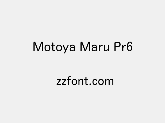 Motoya Maru Pr6