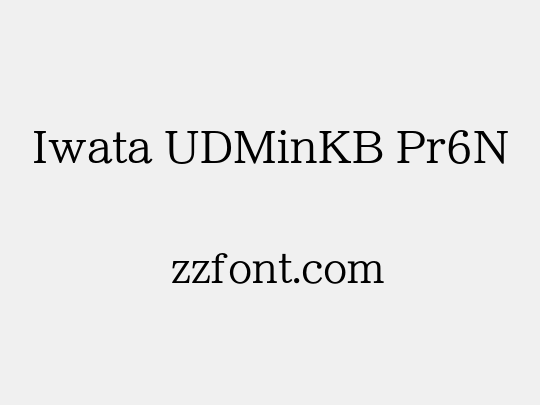 Iwata UDMinKB Pr6N