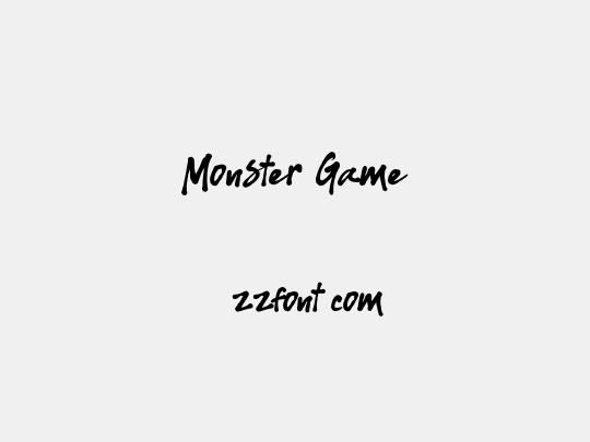 Monster Game