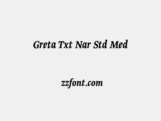 Greta Txt Nar Std Med