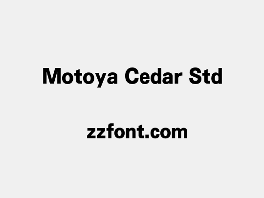 Motoya Cedar Std