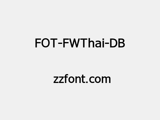 FOT-FWThai-DB