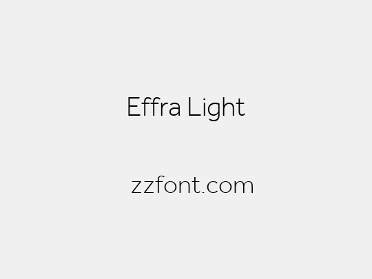 Effra Light