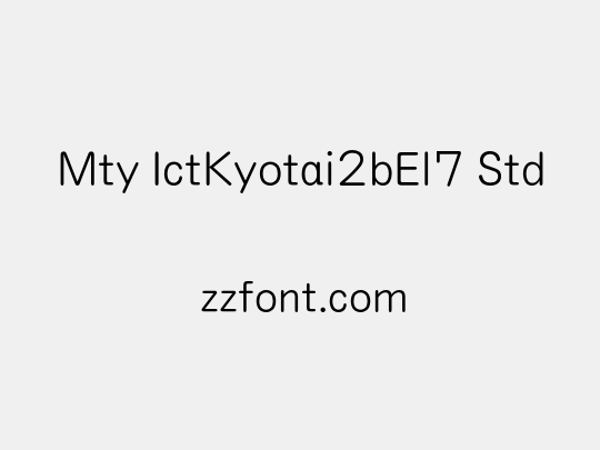 Mty IctKyotai2bEl7 Std