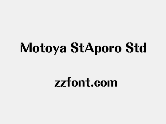 Motoya StAporo Std