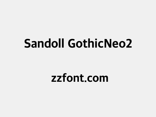 Sandoll GothicNeo2