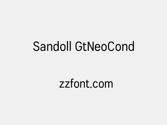 Sandoll GtNeoCond