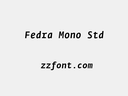 Fedra Mono Std