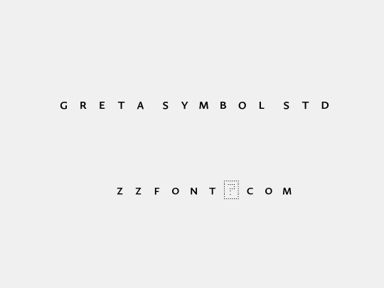 Greta Symbol Std