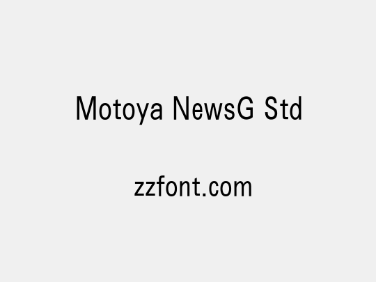 Motoya NewsG Std