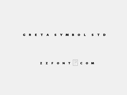 Greta Symbol Std