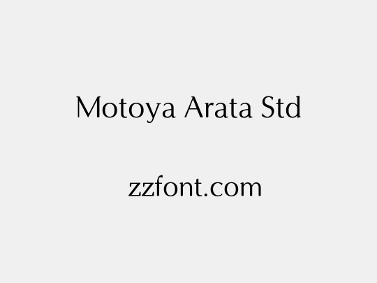 Motoya Arata Std