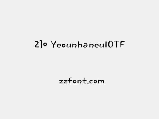 210 YeounhaneulOTF