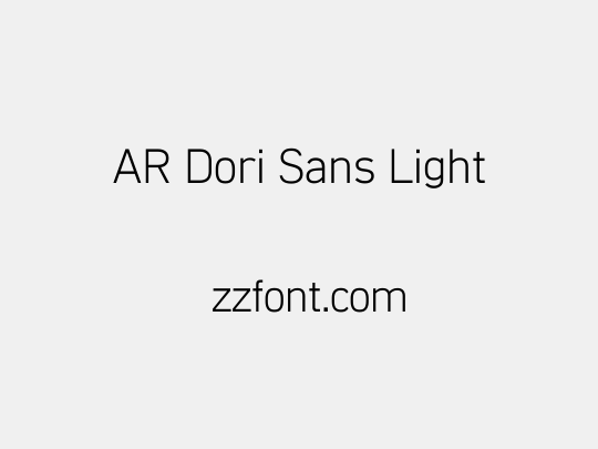 AR Dori Sans Light