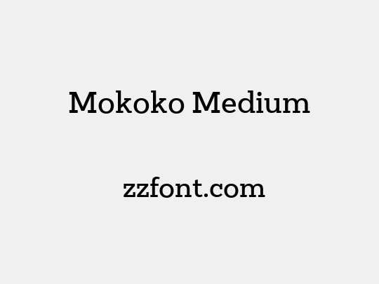 Mokoko Medium