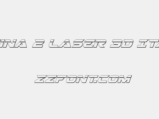 Gemina 2 Laser 3D Italic