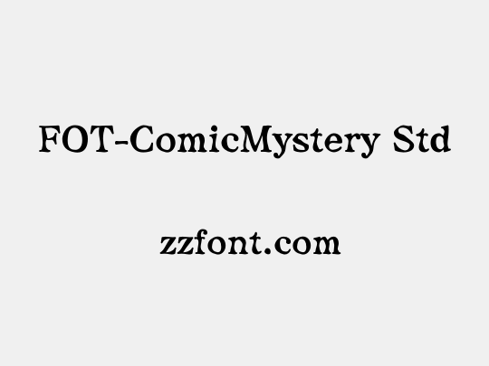 FOT-ComicMystery Std