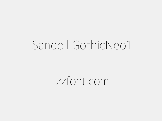 Sandoll GothicNeo1