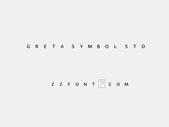 Greta Symbol Std