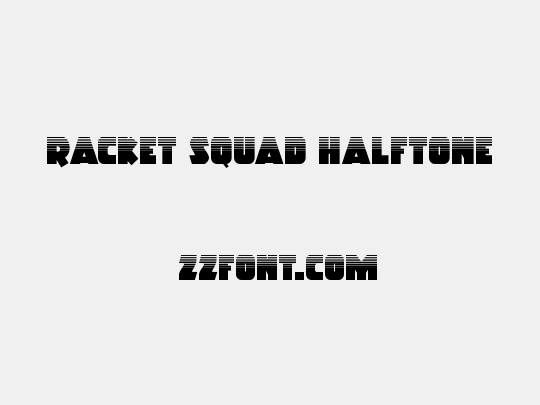 Racket Squad Halftone