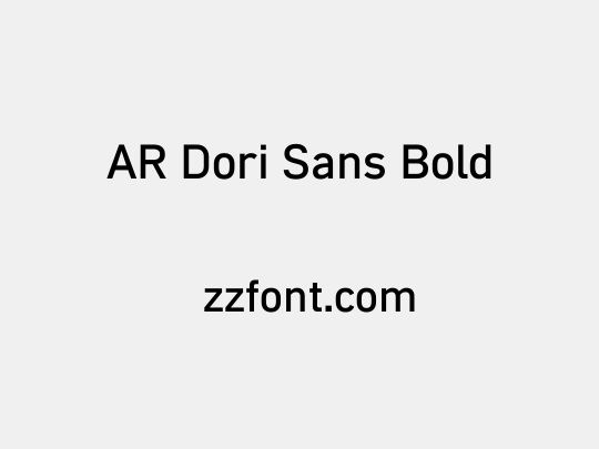 AR Dori Sans Bold