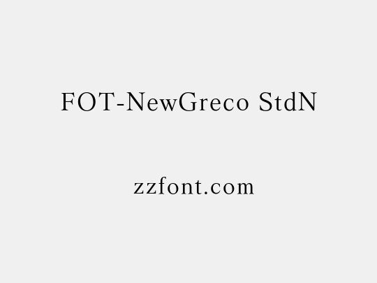 FOT-NewGreco StdN