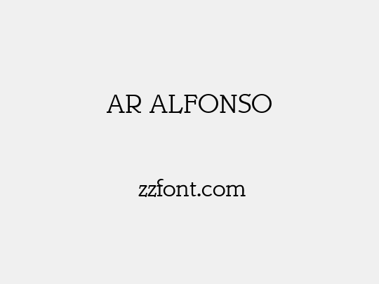 AR ALFONSO