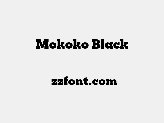 Mokoko Black