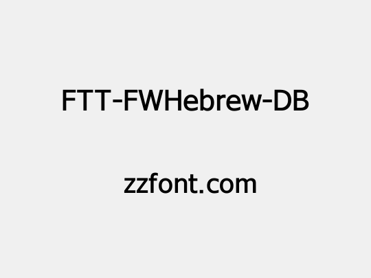 FTT-FWHebrew-DB