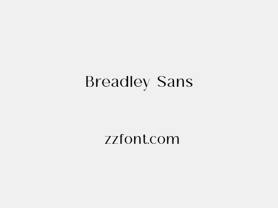 Breadley Sans