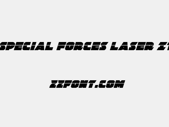 Jedi Special Forces Laser Italic