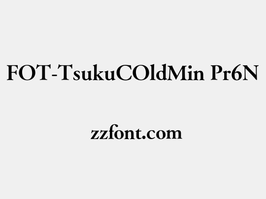 FOT-TsukuCOldMin Pr6N